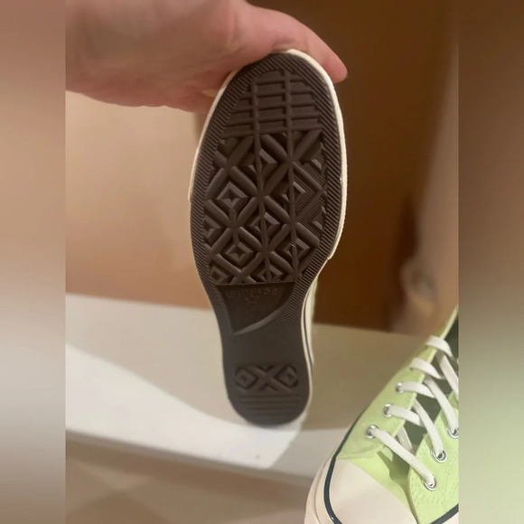 Converse Chuck Taylor All Star 70‎ High Top Sneaker Citron W10 M8 NIB. - Picture 12 of 12